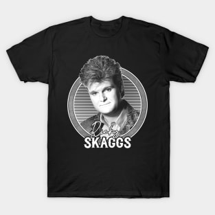 Ricky Skaggs \/\ Retro Style Fan Design T-Shirt